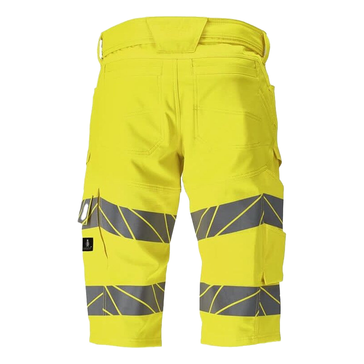 Hi Vis Yellow - Back - Mascot Mens Accelerate Safe Work Shorts