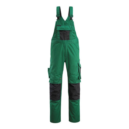 Green-Black - Front - Mascot Mens Augsburg Unique Bib And Brace Overall