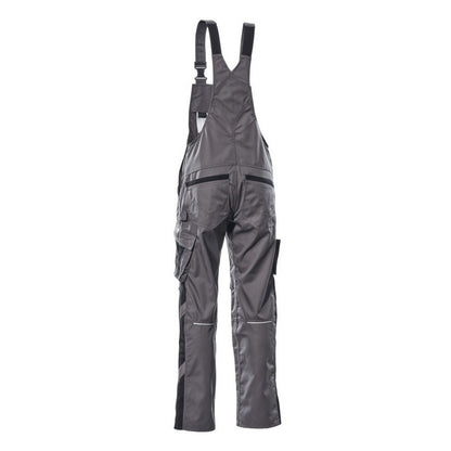 Anthracite-Black - Back - Mascot Mens Augsburg Unique Bib And Brace Overall
