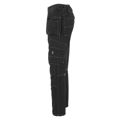 Black - Lifestyle - Mascot Mens Atlanta Holster Pocket Work Trousers