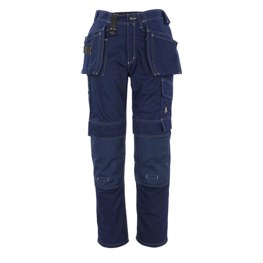 Navy - Front - Mascot Mens Atlanta Holster Pocket Work Trousers