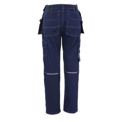 Navy - Back - Mascot Mens Atlanta Holster Pocket Work Trousers