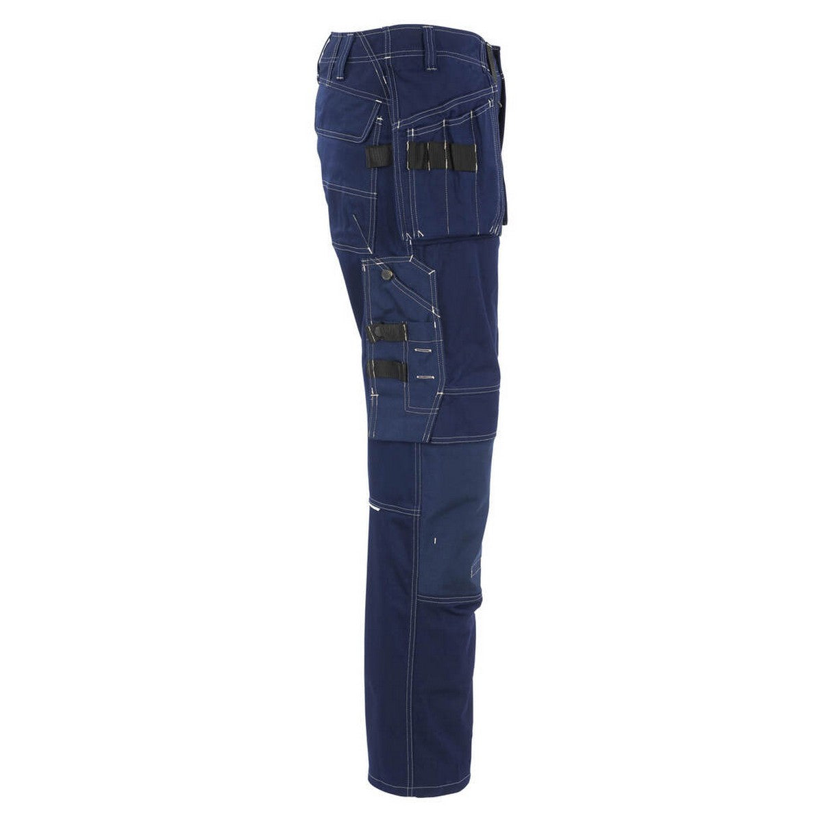 Navy - Side - Mascot Mens Atlanta Holster Pocket Work Trousers