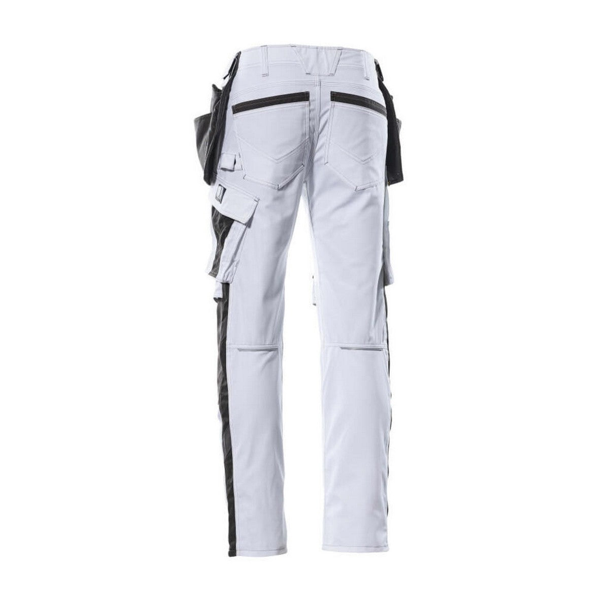 White-Dark Anthracite - Back - Mascot Mens Unique Two Tone Knee Pad Pockets Work Trousers