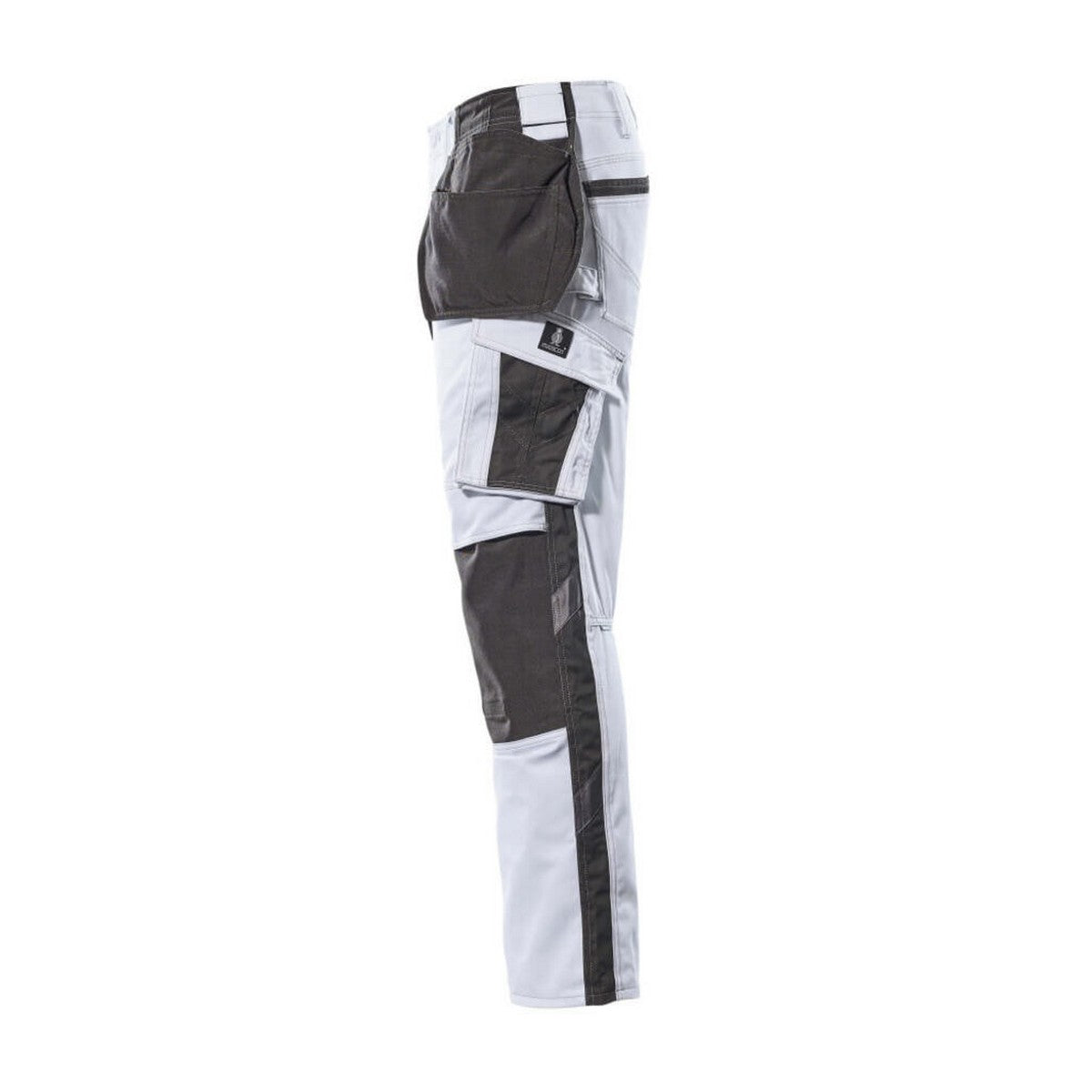 White-Dark Anthracite - Lifestyle - Mascot Mens Unique Two Tone Knee Pad Pockets Work Trousers