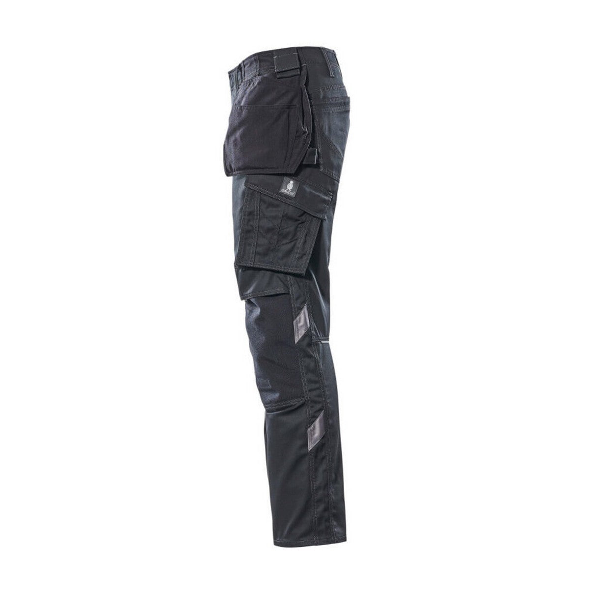 Black - Lifestyle - Mascot Mens Unique Two Tone Knee Pad Pockets Work Trousers