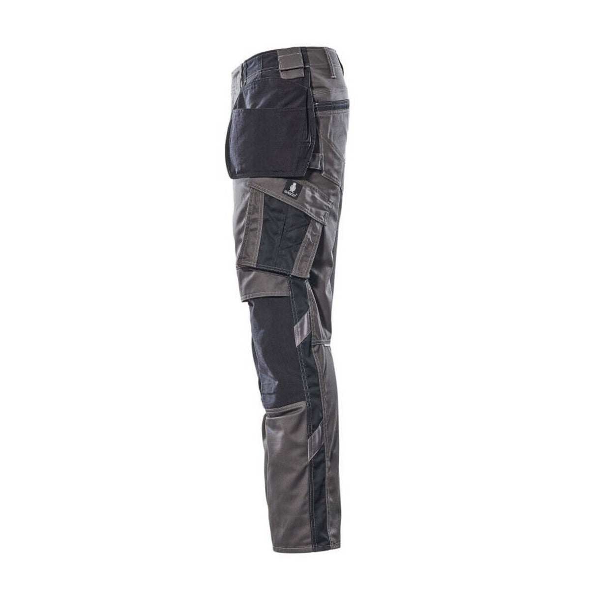 Dark Anthracite-Black - Lifestyle - Mascot Mens Unique Two Tone Knee Pad Pockets Work Trousers
