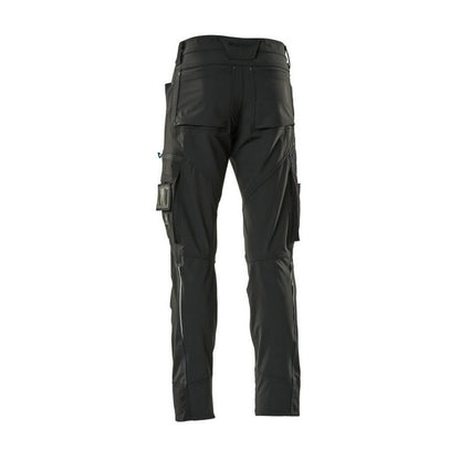 Black - Back - Mascot Mens Advanced Trousers