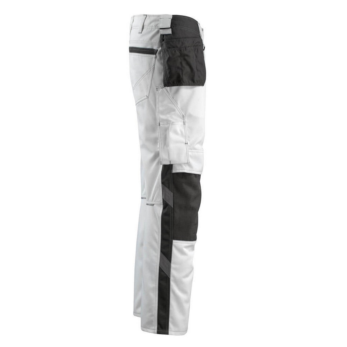 White-Dark Anthracite - Side - Mascot Mens Bremen Unique Holster Pocket Work Trousers