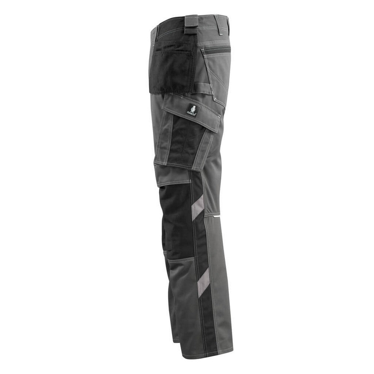 Dark Anthracite-Black - Lifestyle - Mascot Mens Bremen Unique Holster Pocket Work Trousers