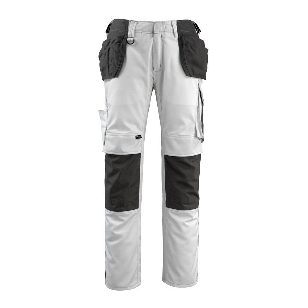 White-Dark Anthracite - Front - Mascot Mens Bremen Unique Holster Pocket Work Trousers