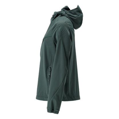 Forest Green - Lifestyle - Mascot Womens-Ladies Customised Stretch Hooded Jacket