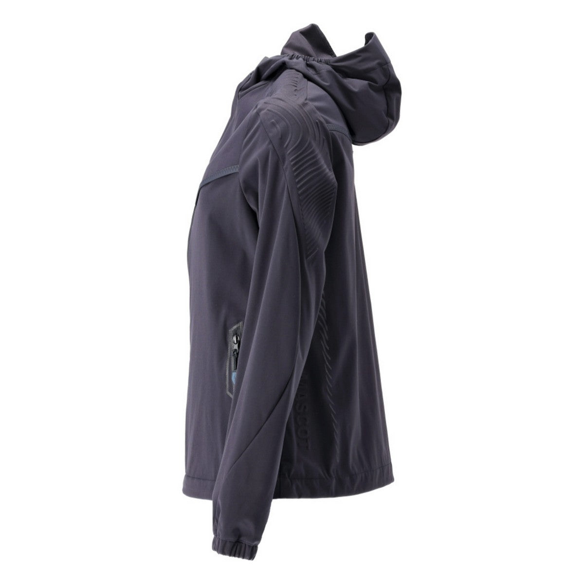 Dark Navy - Lifestyle - Mascot Womens-Ladies Customised Stretch Hooded Jacket