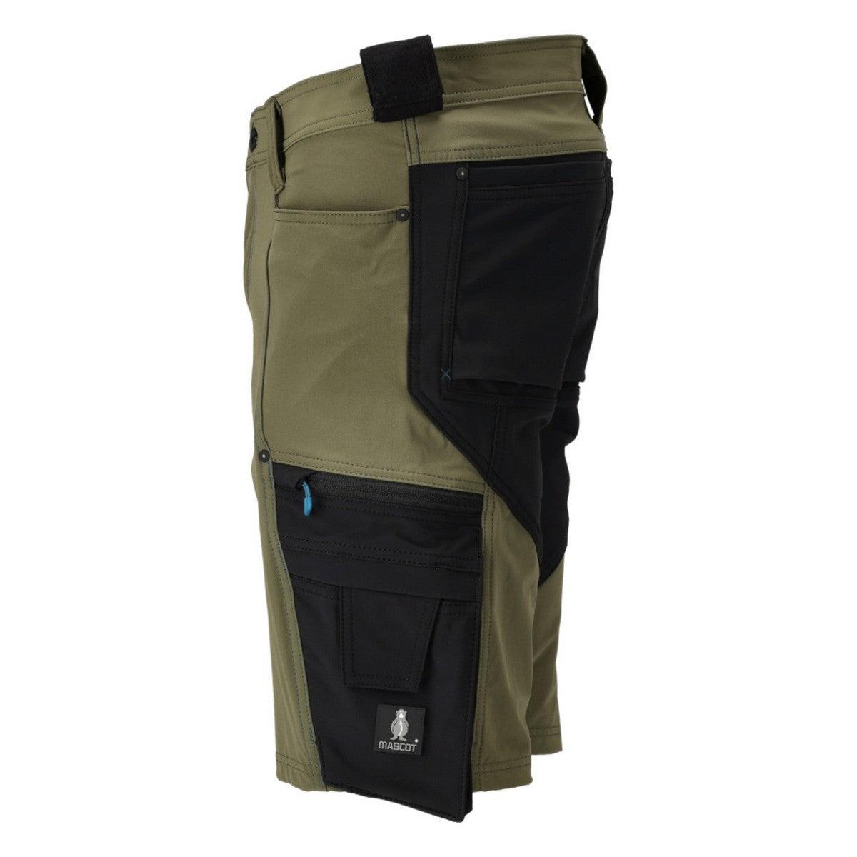 Moss Green-Black - Lifestyle - Mascot Mens Advanced Work Shorts