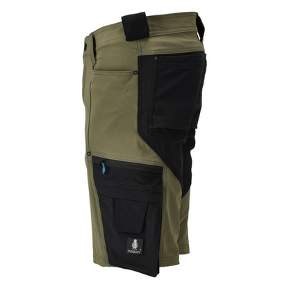 Moss Green-Black - Lifestyle - Mascot Mens Advanced Work Shorts