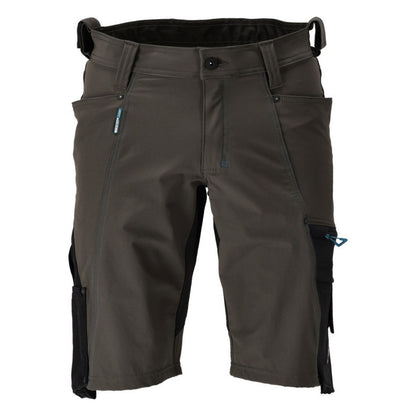 Dark Anthracite-Black - Front - Mascot Mens Advanced Work Shorts