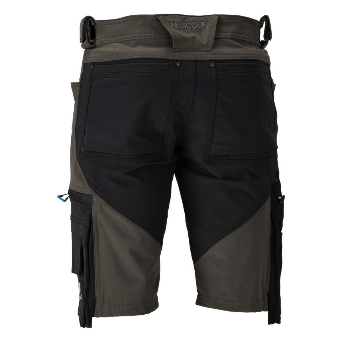 Dark Anthracite-Black - Back - Mascot Mens Advanced Work Shorts