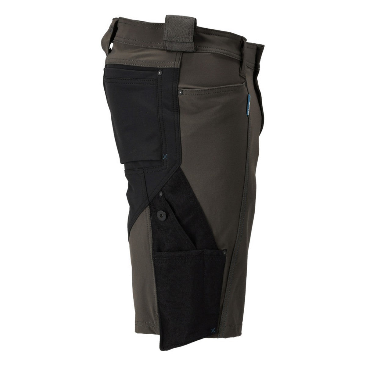 Dark Anthracite-Black - Side - Mascot Mens Advanced Work Shorts