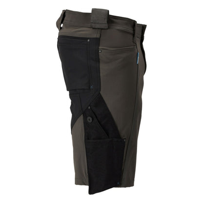 Dark Anthracite-Black - Side - Mascot Mens Advanced Work Shorts