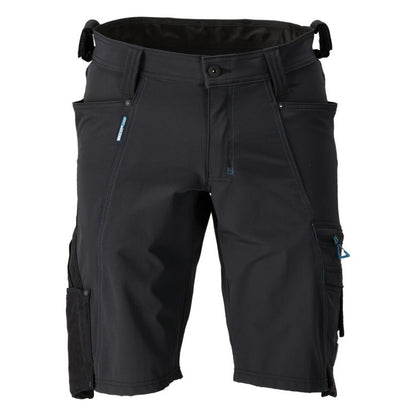 Black - Front - Mascot Mens Advanced Work Shorts