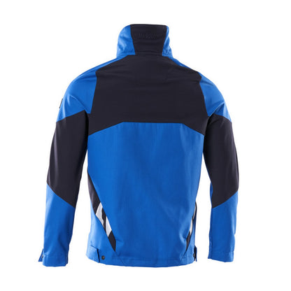 Azure Blue-Dark Navy - Back - Mascot Mens Accelerate Stretch Jacket