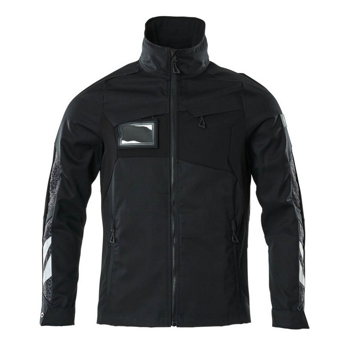 Black - Front - Mascot Mens Accelerate Stretch Jacket