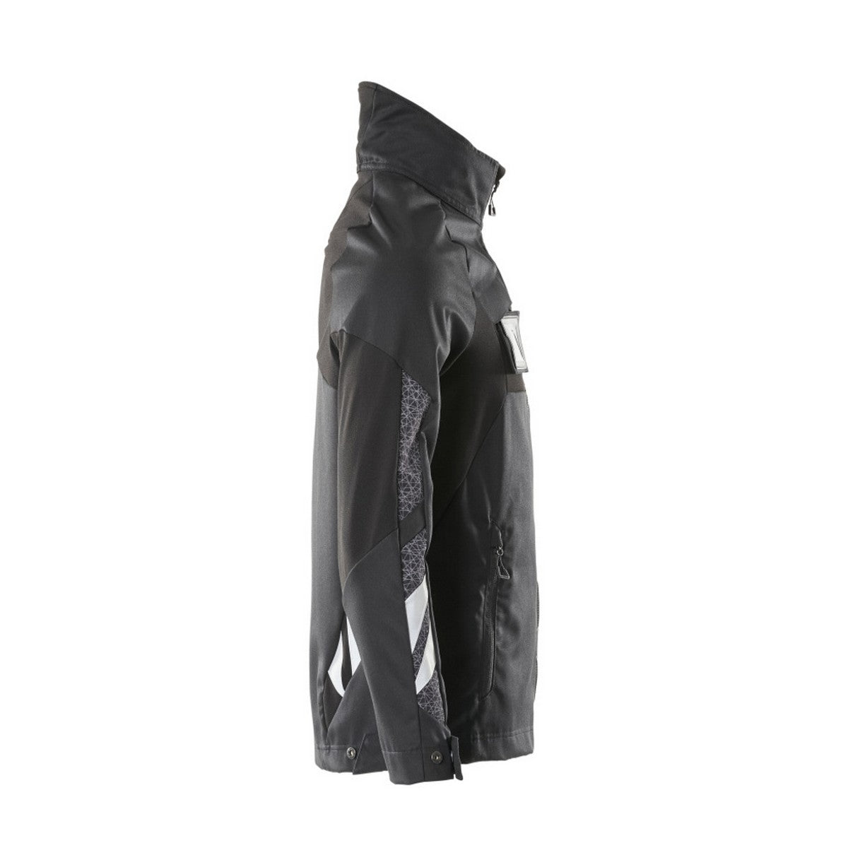 Black - Side - Mascot Mens Accelerate Stretch Jacket