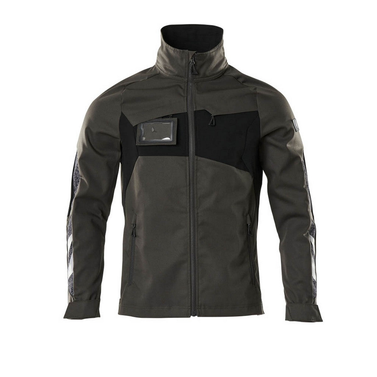 Dark Anthracite-Black - Front - Mascot Mens Accelerate Stretch Jacket