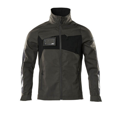 Dark Anthracite-Black - Front - Mascot Mens Accelerate Stretch Jacket