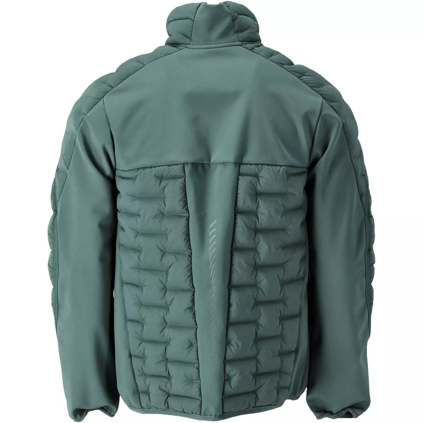 Forest Green - Back - Mascot Mens Customised Quilted Jacket
