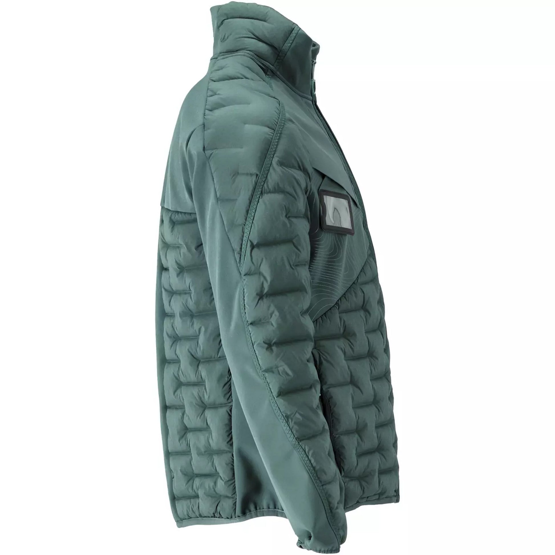 Forest Green - Side - Mascot Mens Customised Quilted Jacket