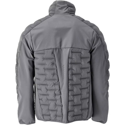 Stone Grey - Back - Mascot Mens Customised Quilted Jacket