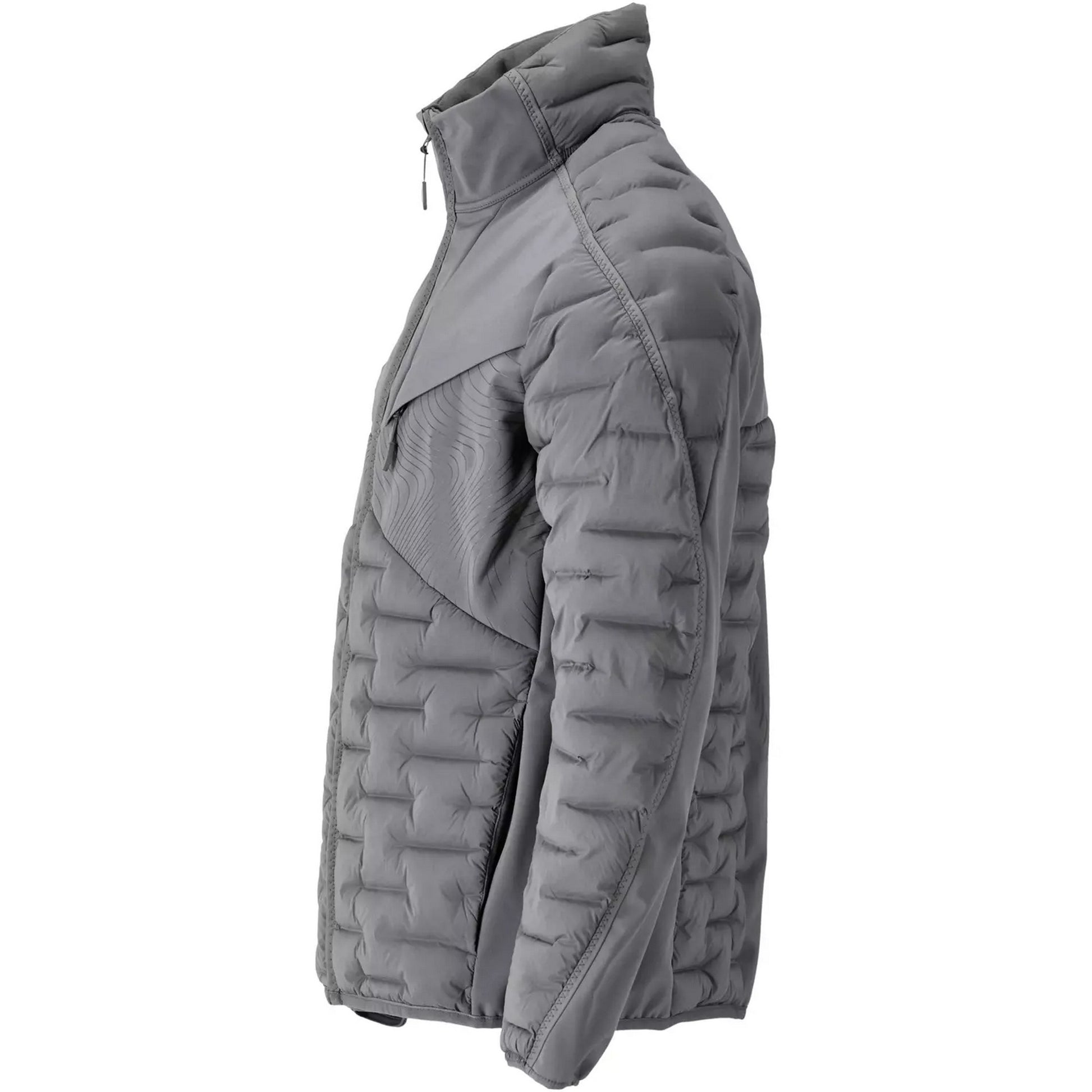 Stone Grey - Lifestyle - Mascot Mens Customised Quilted Jacket
