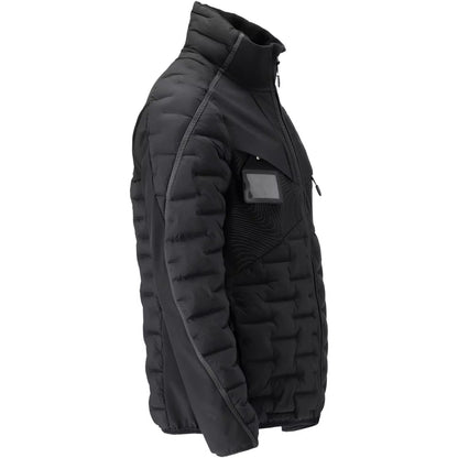 Black - Side - Mascot Mens Customised Quilted Jacket