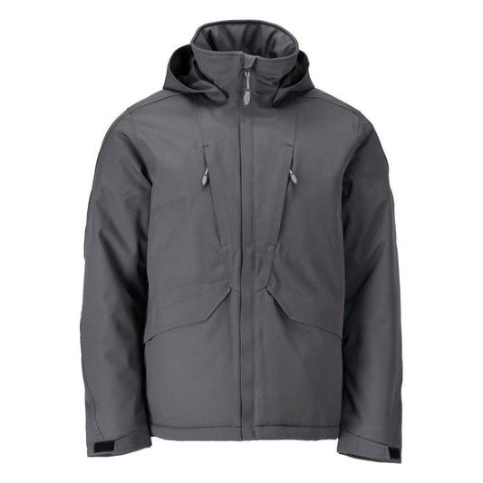 Stone Grey - Front - Mascot Mens Customised Winter Jacket