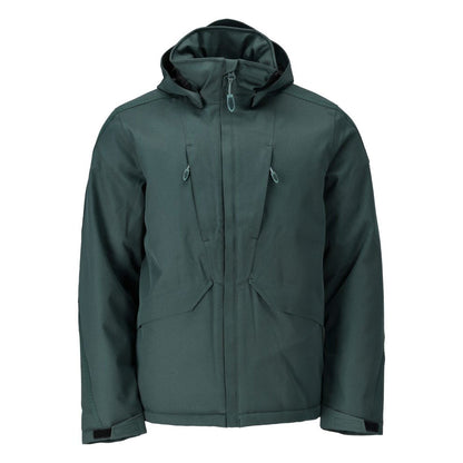 Forest Green - Front - Mascot Mens Customised Winter Jacket