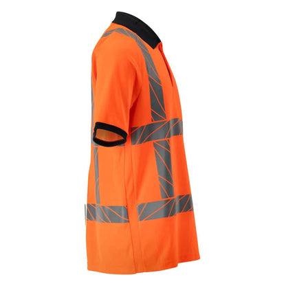 Hi Vis Orange - Lifestyle - Mascot Mens Accelerate Safe Slim Hi-Vis Polo Shirt