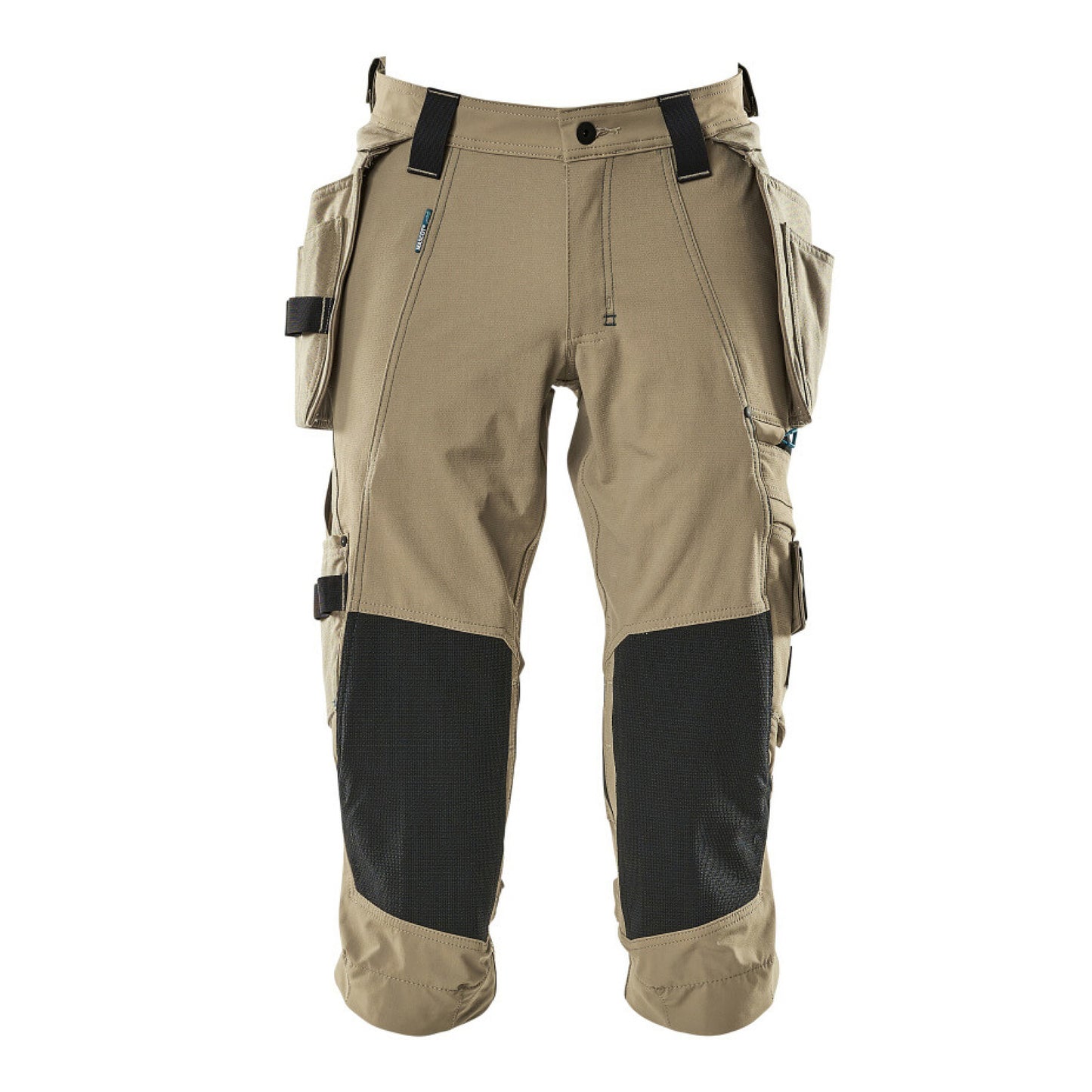 Light Khaki - Front - Mascot Mens Advanced 3-4 Length Trousers