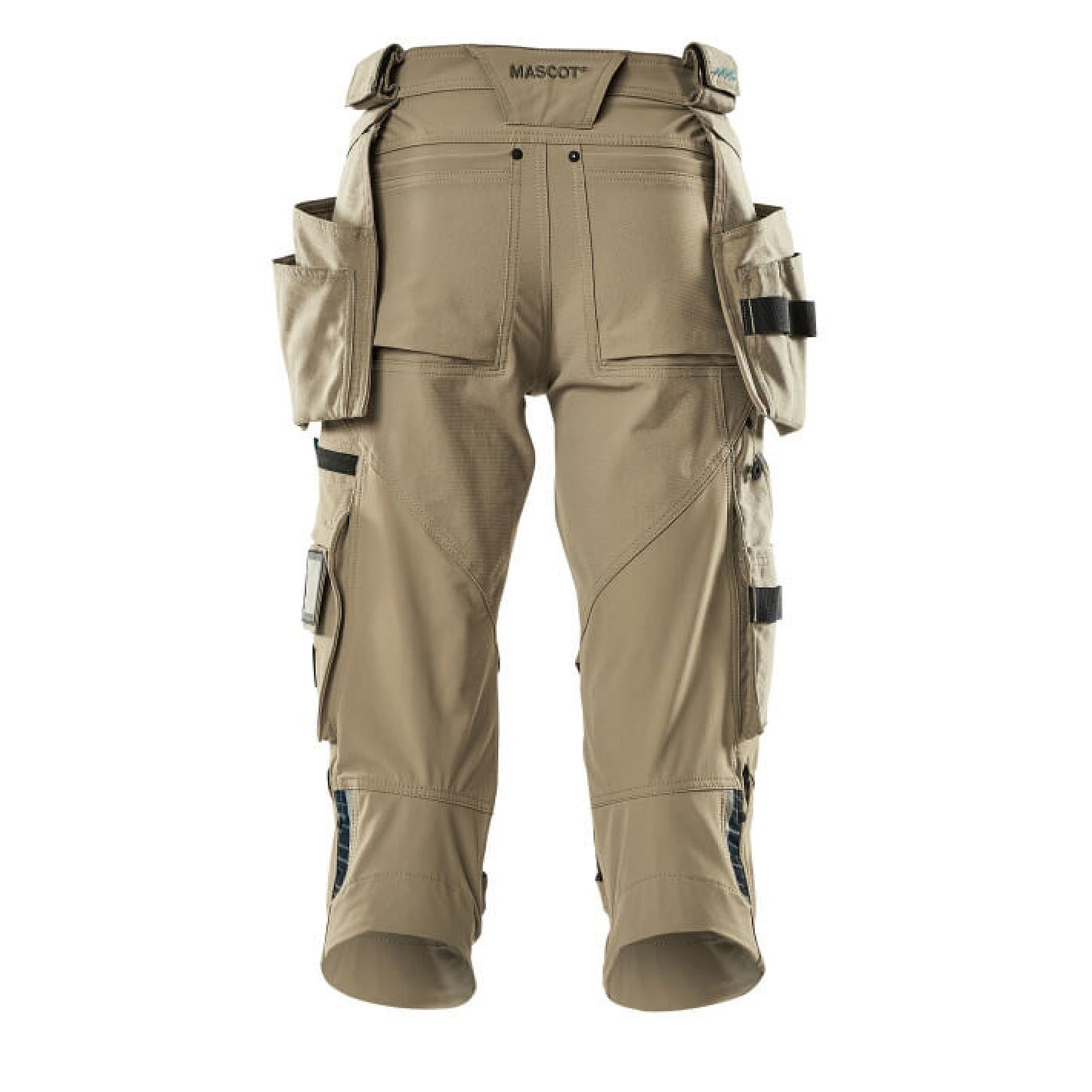 Light Khaki - Back - Mascot Mens Advanced 3-4 Length Trousers