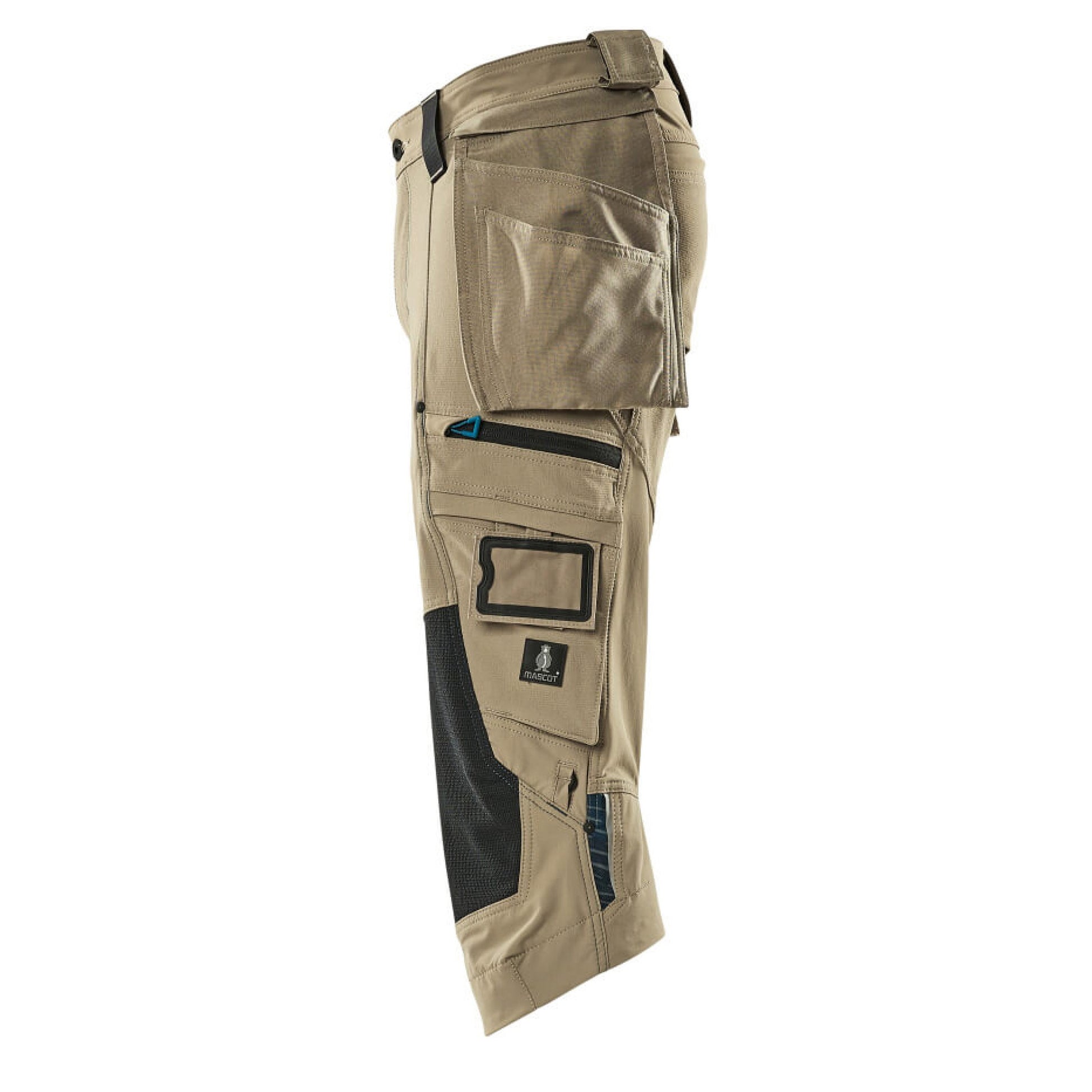 Light Khaki - Side - Mascot Mens Advanced 3-4 Length Trousers