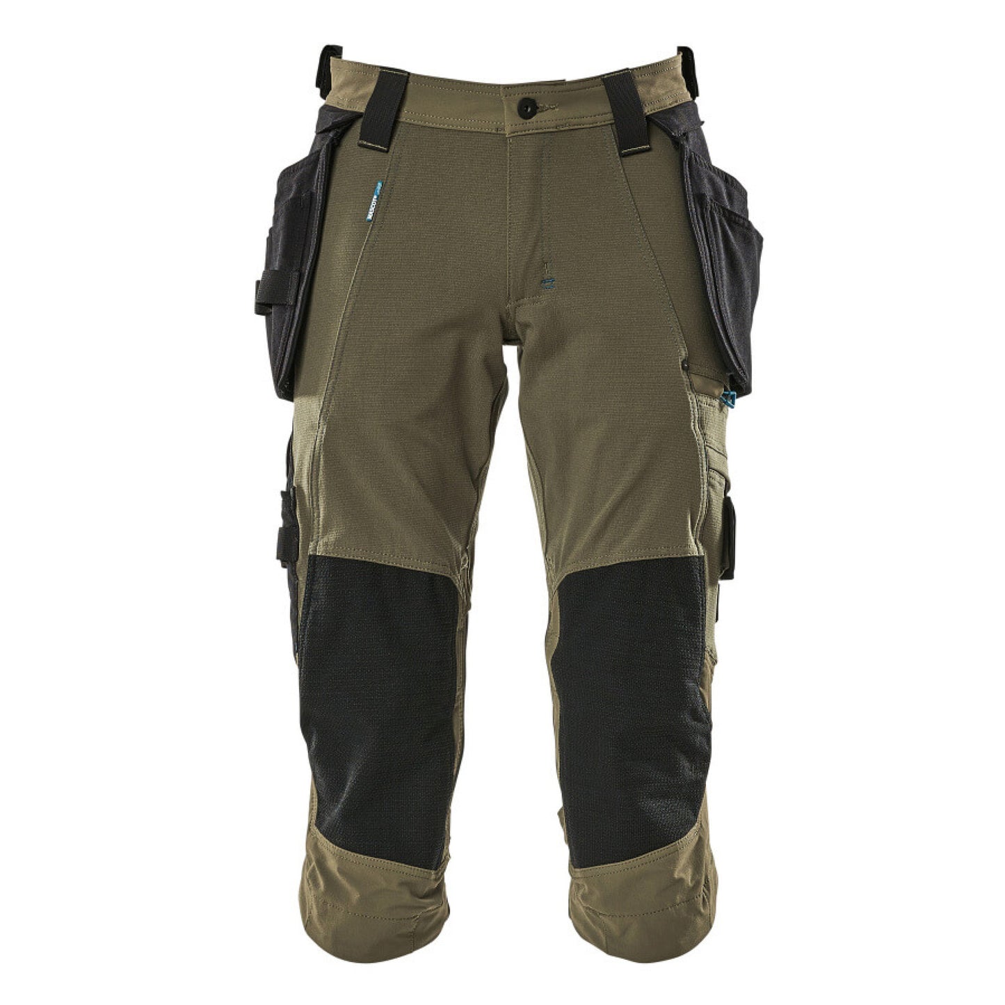 Moss Green - Front - Mascot Mens Advanced 3-4 Length Trousers