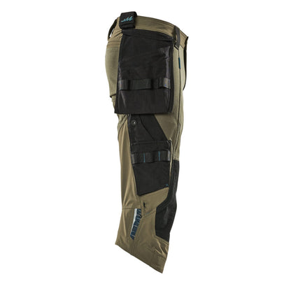 Moss Green - Lifestyle - Mascot Mens Advanced 3-4 Length Trousers