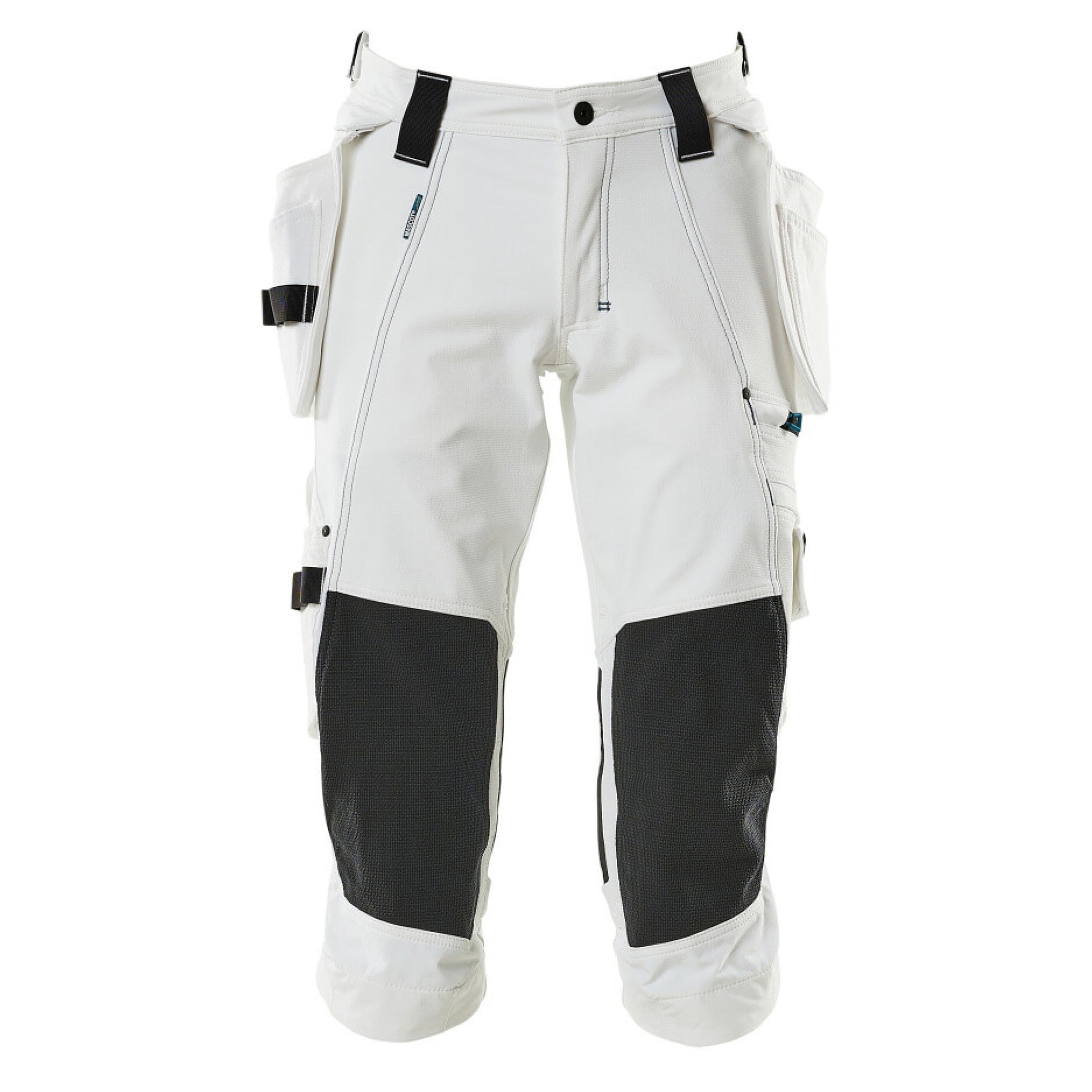 White - Front - Mascot Mens Advanced 3-4 Length Trousers