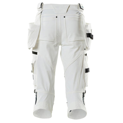 White - Back - Mascot Mens Advanced 3-4 Length Trousers
