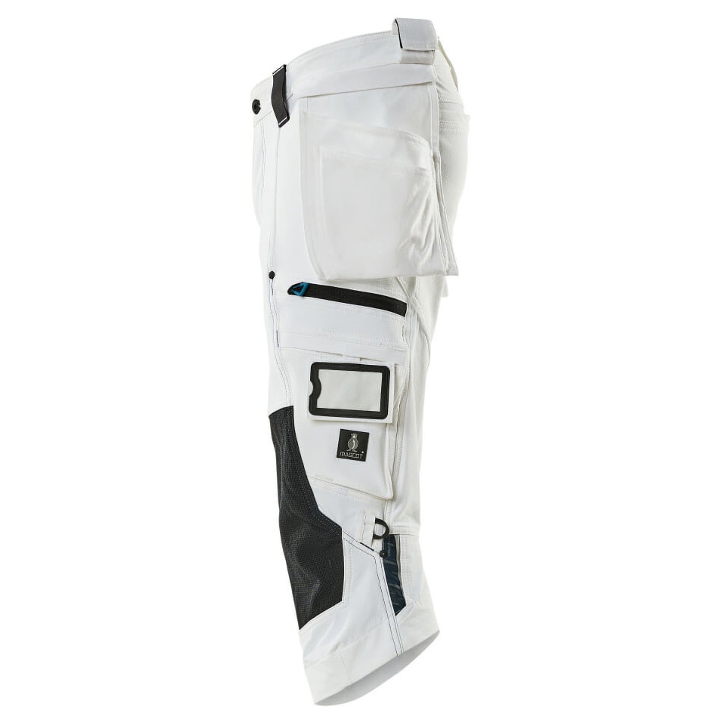 White - Side - Mascot Mens Advanced 3-4 Length Trousers