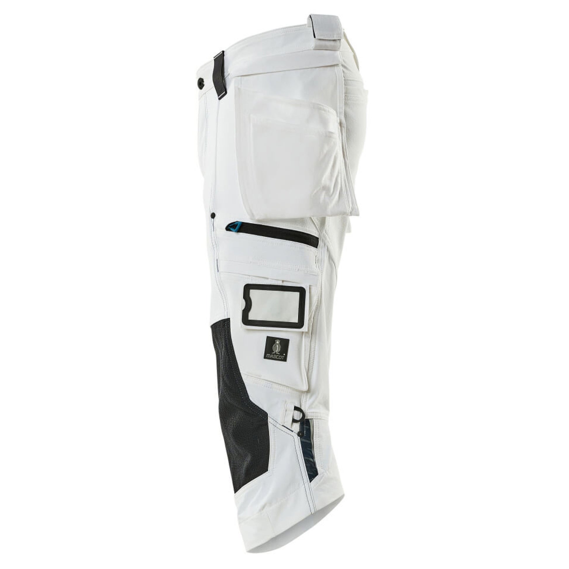 White - Side - Mascot Mens Advanced 3-4 Length Trousers