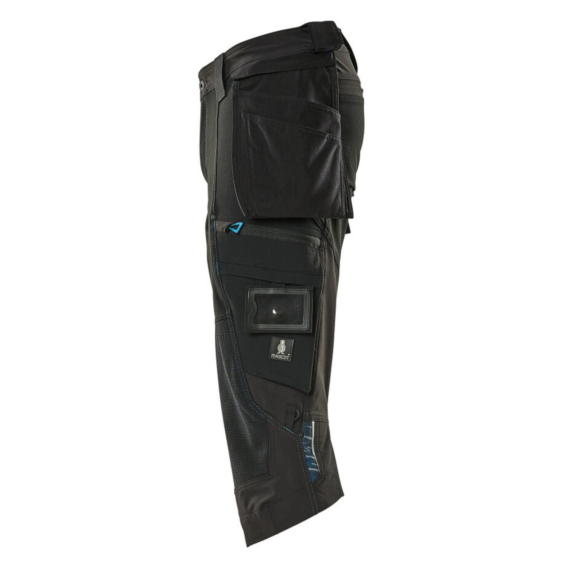 Black - Side - Mascot Mens Advanced 3-4 Length Trousers