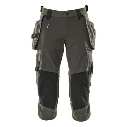 Dark Anthracite - Front - Mascot Mens Advanced 3-4 Length Trousers