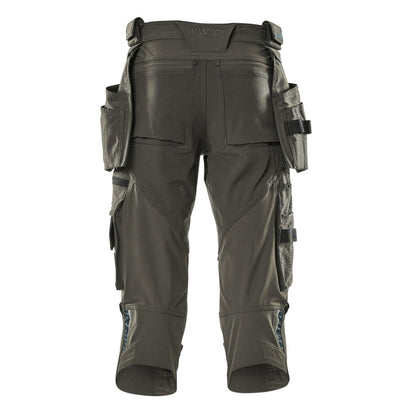 Dark Anthracite - Back - Mascot Mens Advanced 3-4 Length Trousers