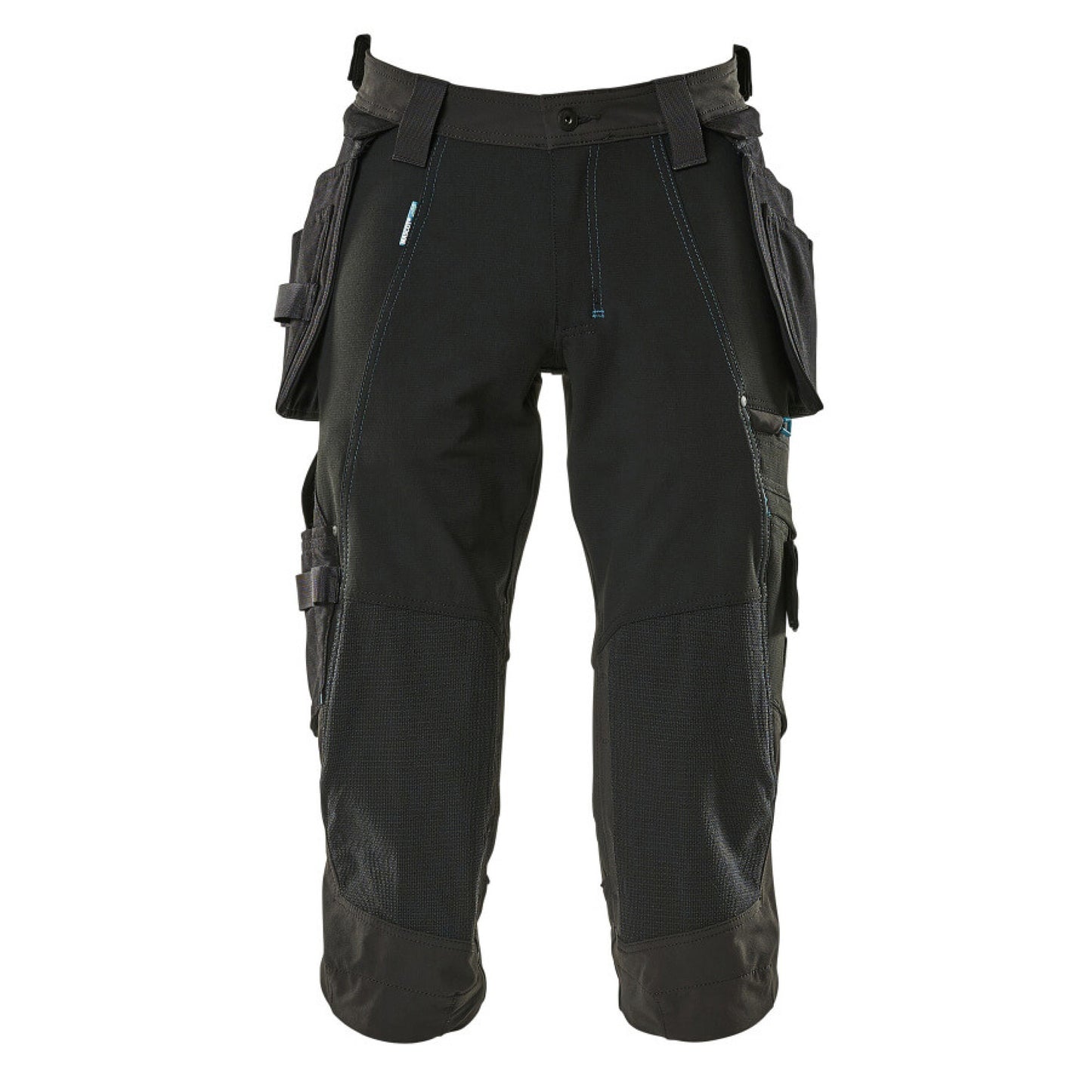 Black - Front - Mascot Mens Advanced 3-4 Length Trousers